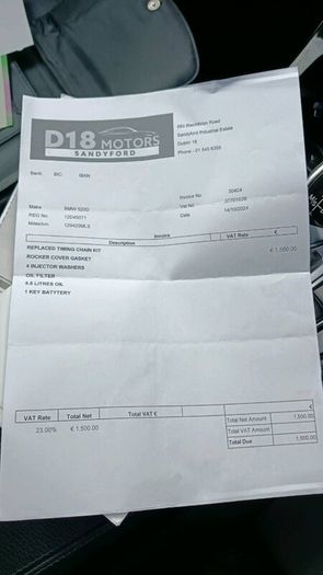 2012 BMW 520D Automatic