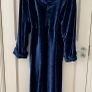 Vintage Avoca - Purple faux suede cape jacket with hood Image 2