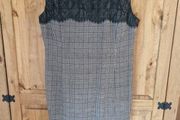 F &amp; F Lace and Check Dress Size 14