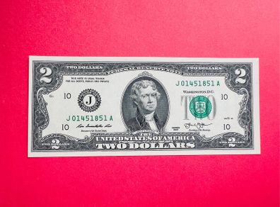 Usa  2  Dollars   2013  . Letter    (  J  10 )   KANSAS CITY  ( Uncirculated )