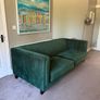 green 3 seater couch Image 5