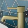 Tall Tap Brushed Brass Image 5