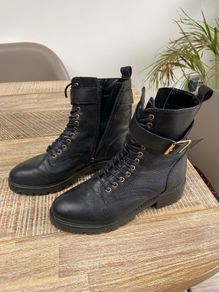 Black Leather Boots