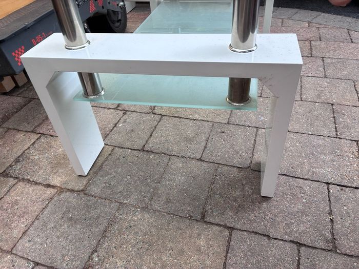 glass coffee table