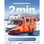 5-8KW, DC 12V/24V, All in One Portable Diesel Air Heater with Bluetooth APP Control, Remote Control and LCD Screen, 7 L Fuel Tank for Trucks, Vans, RVs, Campers, and Garages Image 4