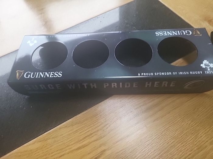 guinness rugby pint holder