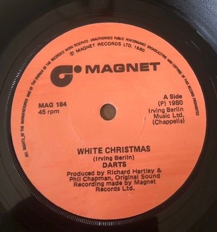 Darts White Christmas Vinyl Single Irish Pressing