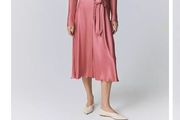 Ghost satin midi dress