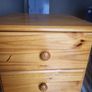 solid pine bedside locker Image 3