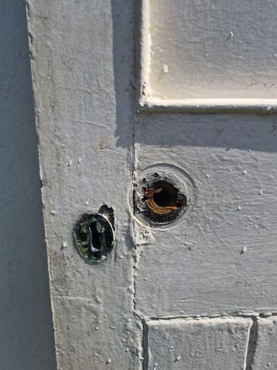 Original 1920s Timber Insulated Panel Door