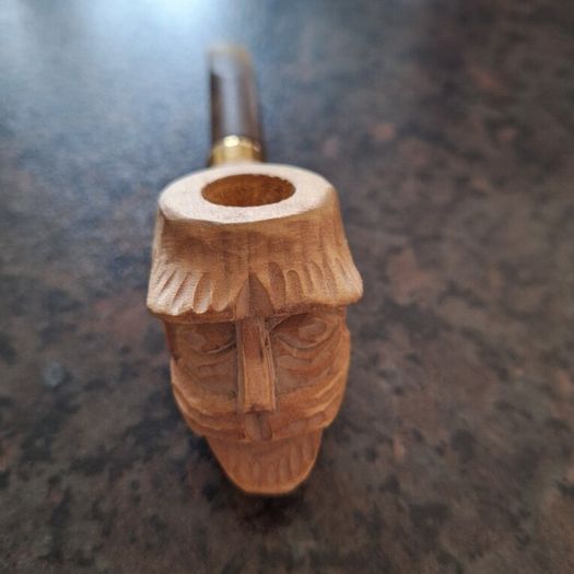 wooden pipe handmade