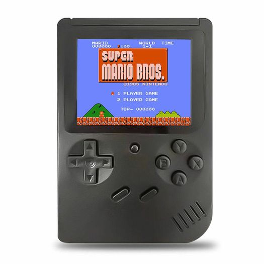 3" Retro Mini Protable Handheld Video Game Console Built-In 400 Games Black B