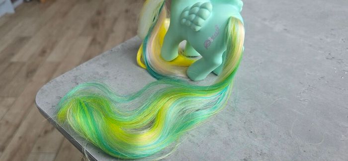 Braided Beauty Brush N Grow Ponies MLP G1 My Little Pony