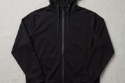 JTS Biker Clothing Black Hooded Motorcycle Jacket - Size UK 11XL (UK 64) CE AA