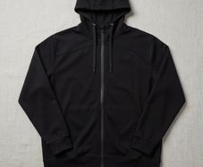 JTS Biker Clothing Black Hooded Motorcycle Jacket - Size UK 11XL (UK 64) CE AA