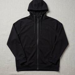 JTS Biker Clothing Black Hooded Motorcycle Jacket - Size UK 11XL (UK 64) CE AA