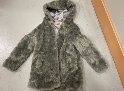 faux fur girls jacket