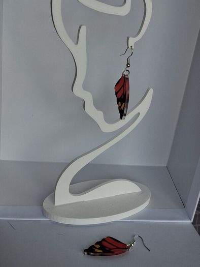 Monarch Butterfly Wing Earrings