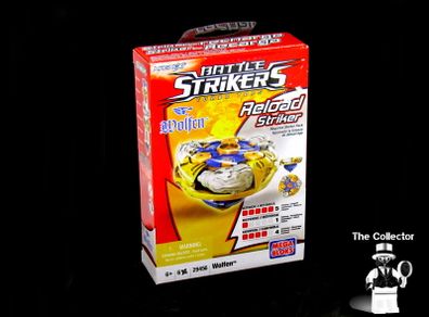 Mega Bloks Magnext Battle Strikers Turbo Tops Reload Striker Wolfen 29456