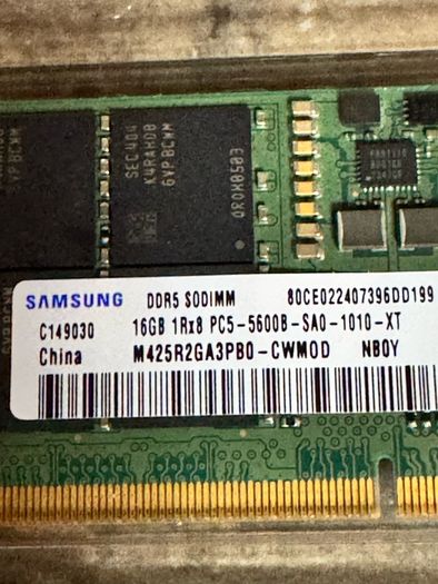 Samsung so-dimm 32GB DDR5 5600MHz