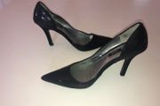 Next black sequinned high heels