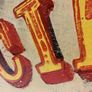 vintage wooden circus sign Image 2
