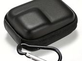 Portable Mini Sport Action Camera Case for GoPro Hero 11 10 9 Black Half Wrapped Shell with Carabiner Clip