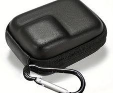 Portable Mini Sport Action Camera Case for GoPro Hero 11 10 9 Black Half Wrapped Shell with Carabiner Clip