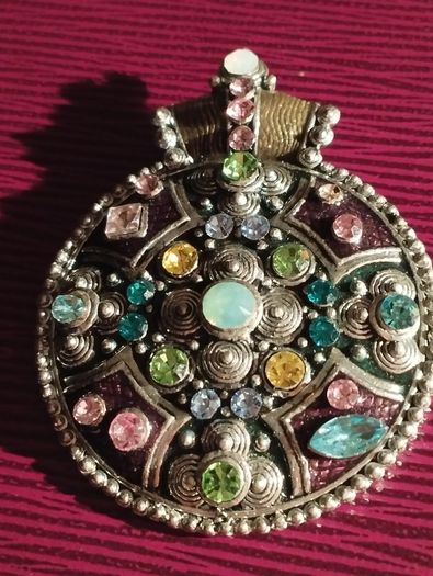 Vintage Celtic style medallion pendant.