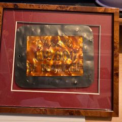 Gigantic Casino 100.000 De Deauville Plaque # 147 - Framed