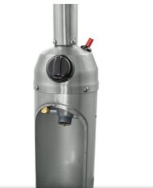In/outdoor Silver Radiant Heater, Patio heater 8.5 KW Sturdy Steel  with Wheels