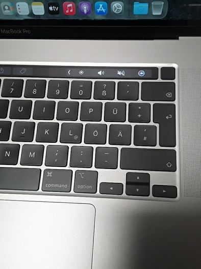 German keyboard Macbook Pro 2019 i7 16 inch 1TB
