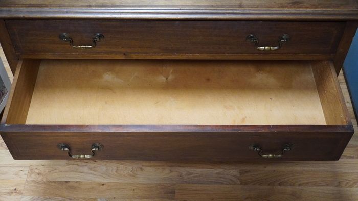 Vintage Mahogany Low Chest of Drawers