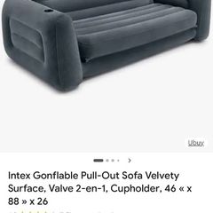 camping inflatable bed/sofa