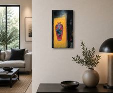 Derek Menary. Original Acrylic & Gesso on Board. Vessel Series, Unframed