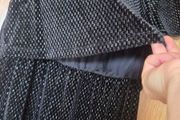 Black and silver occasion wear outfit/onsie