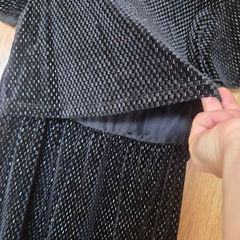 Black and silver occasion wear outfit/onsie