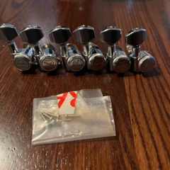 Electric guitar locking tuners machine heads 6 line electric guitar parts accessories
