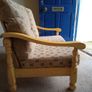 2 seater Comfortable Wooden Sofa Image 4