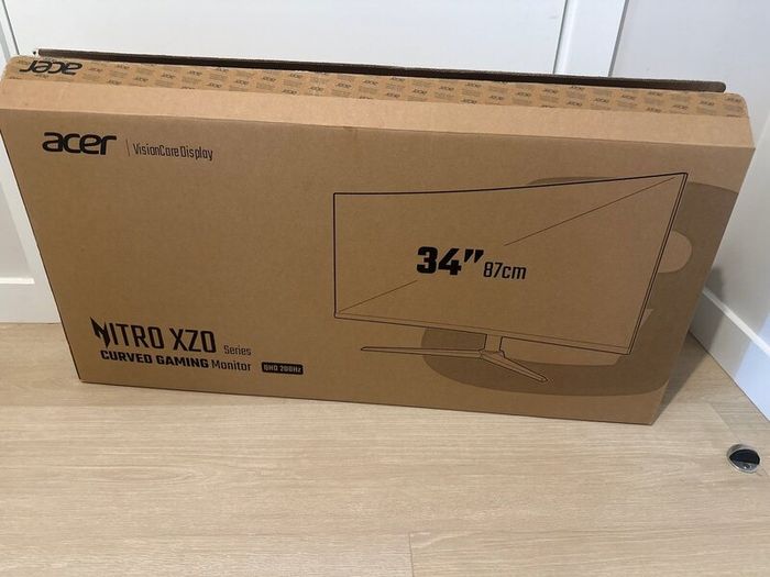 Acer Nitro XZ0 34 Curved Gaming Monitor Like New