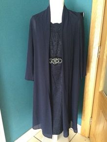 Navy Two Piece Dress and Jacket