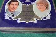 Vintage Carburys Milk Chocolate Souvenir Tin/ The marriage of Prince of Wales &amp; Lady Diana Spencer