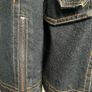 Cristina Gavioli Black Denim Trench/ Jacket Size Uk12 Image 3