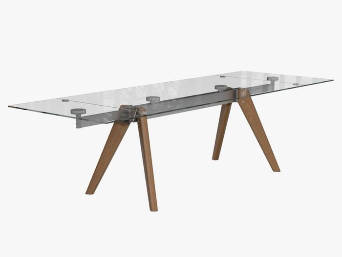 Boconcept Monza Glass Extendable Dining Table