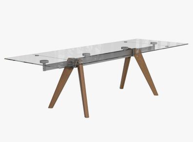 Boconcept Monza Glass Extendable Dining Table
