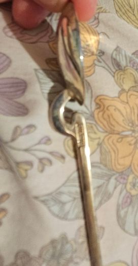 Vintage WR.SP Silver Plated Spoon Unusual Design Collectible
