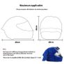 Helmet Protection Headgear Cover Cartoon Fluffy Plush Set For Motorcycle Full-Face Protective Case Motorbike Safety Trendy Image 2