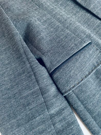 Mens Sports Jacket Coat Blazer from Ted Baker Navy Grey plaid Size 5 XL