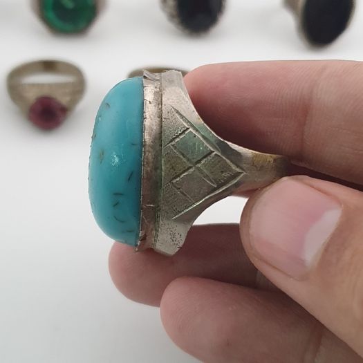 Antique Treasure Jewellery Lot 15 Traditional Brass Statement Rings