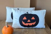 Two Halloween cushion covers - Jack O'Lantern
